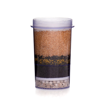 The Santevia Gravity Water System's default filter is the Fluoride Filter#filter-type_fluoride-removal-filter