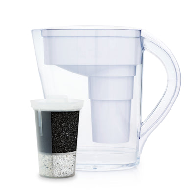 The Santevia MINA Alkaline Pitcher white#colour_white